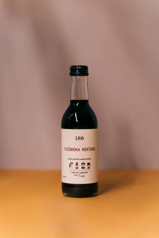 Plūškoka ogu nektārs - karstā dzēriena pagatavošanai