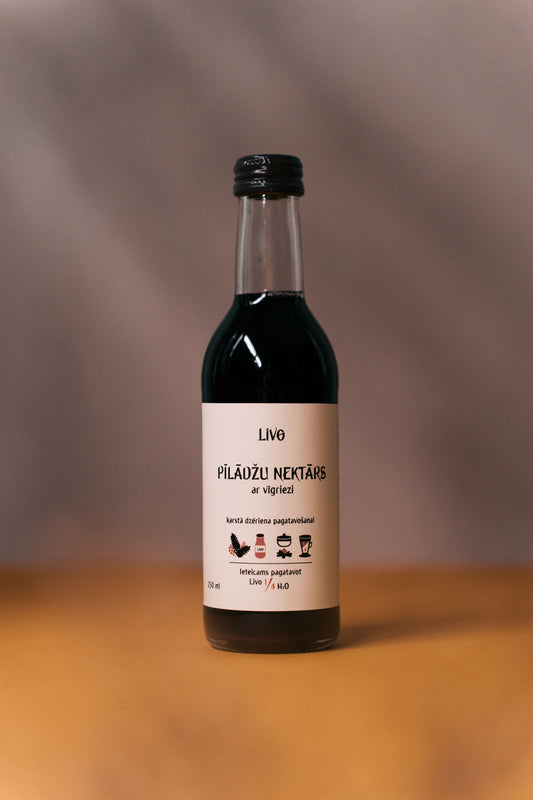 Pīlādžu nektārs ar vīgriezi - karstā dzēriena pagatavošanai