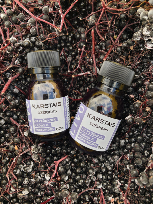Karstais dzēriens Plūškoks-kadiķis-koriandrs 60ml